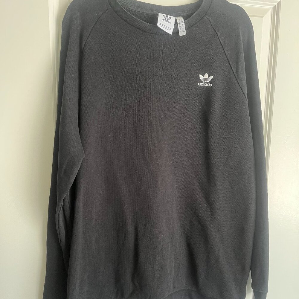 Adidas Black Crewneck Sweatshirt - Men's Size XL